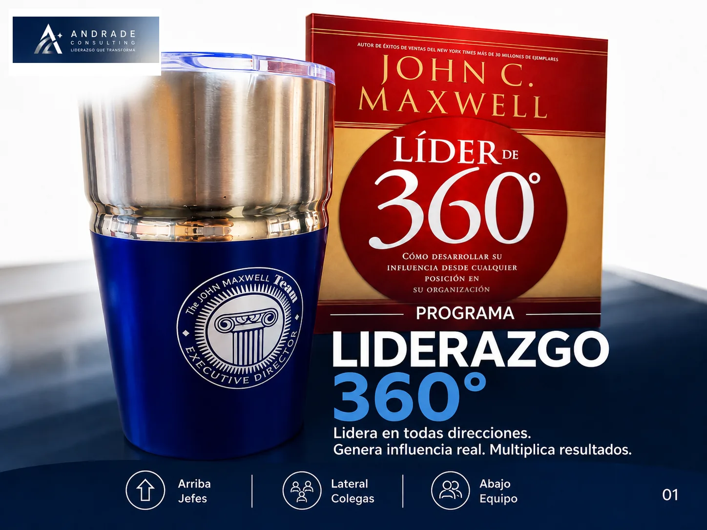 Portada oficial del Programa Liderazgo 360° de Andrade Consulting